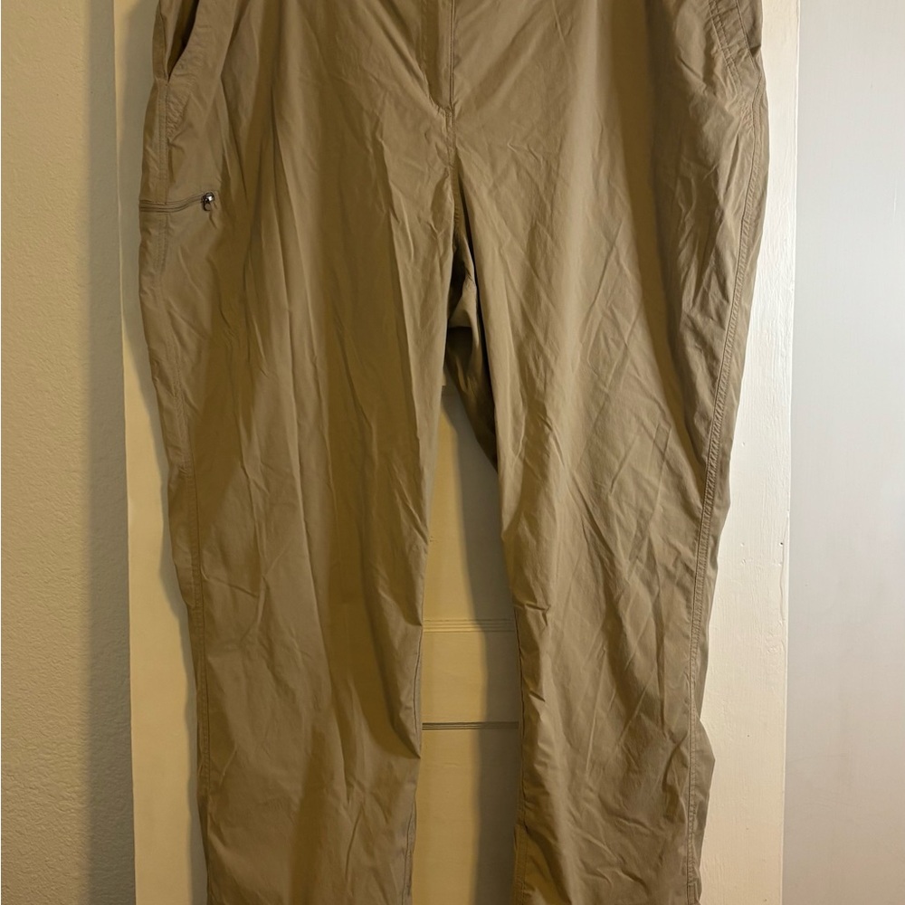 LLBean Women's 24W Water-Repellent Comfort Trail Pants, Mid-Rise Straight-Leg